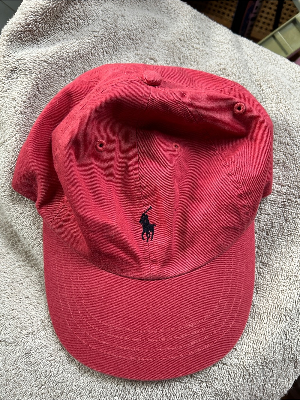 Red Polo RL Baseball Cap